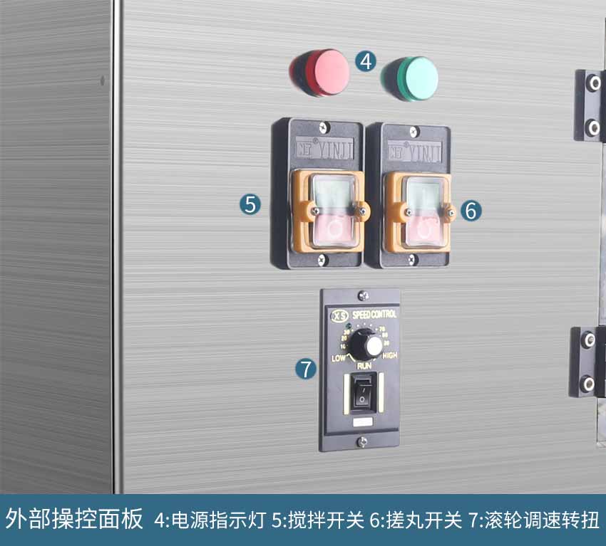 全自動制丸機開關